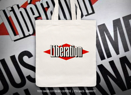Tote bag sac presse Libération